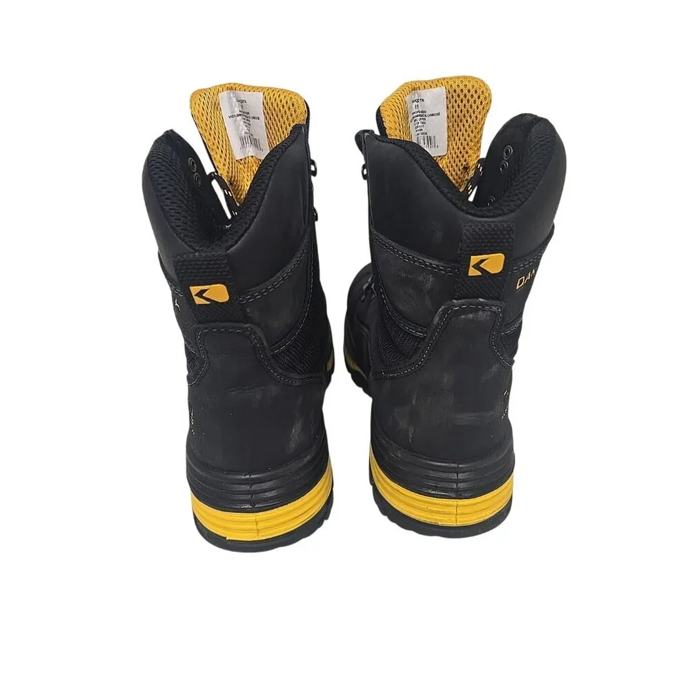 Dakota Men's Comp Toe Comp Plate 8560 Ballistic Nylon WP Work Boots Black 11M - Picture 3 of 8